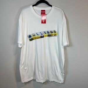 Full Send Nelk Boys Addicted to the Send Crew Neck T-Shirt White Graphic  NEW XL